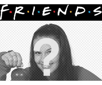 mettere il logo degli amici famose serie televisive in foto perfetto per le foto di amici