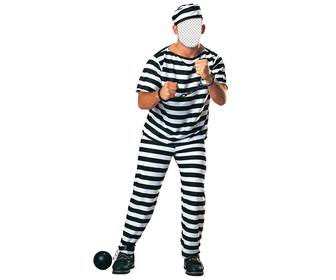 costume di un prigioniero le catene per modificare tua foto on-line