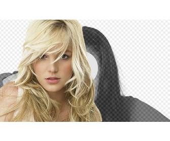 fotomontaggio britney spears bionda ora e possibile avere foto ritratto cantante pop americana britney spears