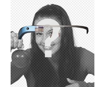 fotomontaggio come ti hanno messo bicchieri di vetro di google