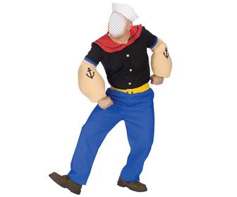 fotomontaggio di costume popeye per aggiungere il tuo volto in linea