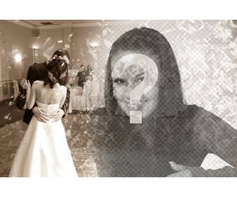 filtra per modificare le immagini un matrimonio foto danza sposa in color seppia per mettere vostra foto