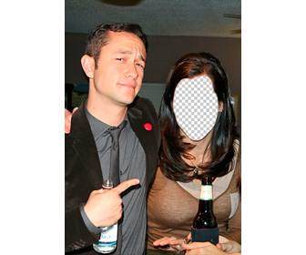 creare questo fotomontaggio joseph gordon-levitt e sarete accanto lui