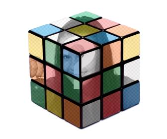 effetto per le foto cubo rubik per mettere tua foto allquotinterno di un cubo di rubik
