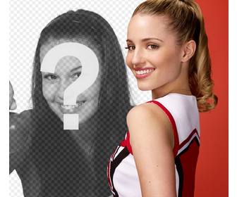 quinn febray fotomontaggio famosa cheerleader glee carica tua foto e