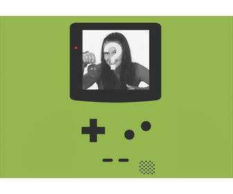 sfondo game boy per le vostre foto schermo di un portatile creare questo