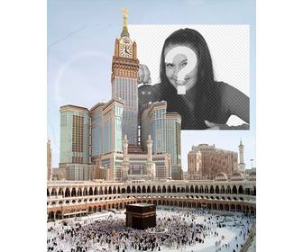 cartolina viaggio mecca citta piu grande dellarabia saudita