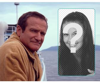 appare in questo collage robin williams in mare