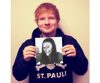 appaiono sulla copertina di x di ed sheeran stringendo vostra fotografia