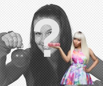 niki minaj per incollare nelle tue foto online