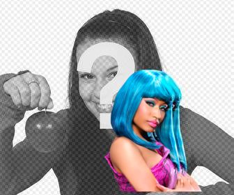 adesivo nicki minaj per decorare le vostre foto online