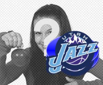 adesivo il logo della utah jazz