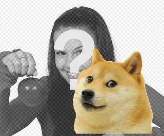 adesivo doge meme