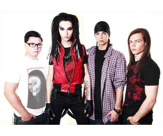 questa foto effetto avanti sulla maglietta di un membro dei tokio hotel