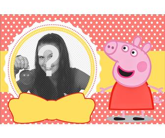 peppa pig collage per todlers