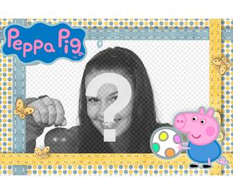 peppa pig photo frame