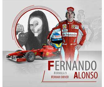 photo frame di fernando alonso