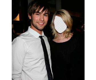 fotomontaggio chace crawford di mettere vostra faccia sul ragazza accanto lui