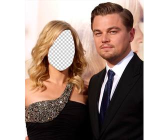 fotomontaggio di posare leonardo dicaprio il viso