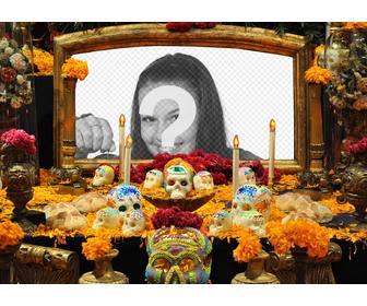 collage un altare dei morti