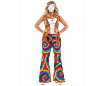 fotomontaggio online per mettere vostra faccia in donna hippie