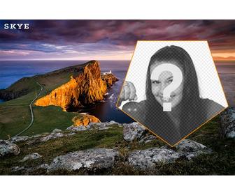 cartolina personalizzabile foto di isola di skye