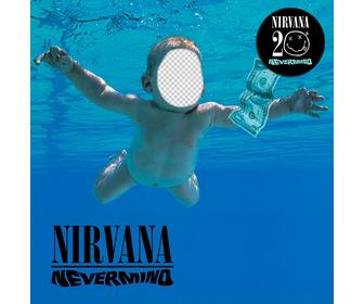 fotomontaggio copertina cd di nirvana per modificare