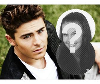 vuoi uscire zac efron fotomontaggio di mettere online tua foto lattore zac efron