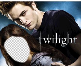 fotomontaggio comparire sul poster di twilight film bella