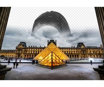 postal museum louvre parigi per personalizzare tua foto