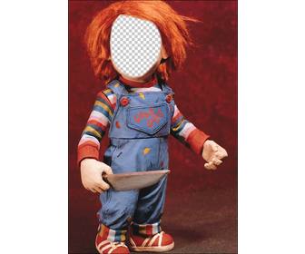 fotomontaggio di chucky per mettere il tuo viso