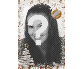 decorazione verticale di natale per le foto albero