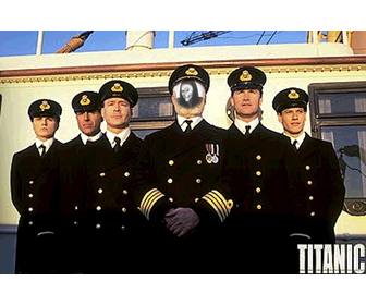 fotomontaggio capitano titanic tua foto