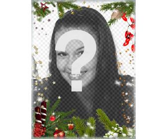 cartolina decorazioni natalizie per personalizzare vostra immagine