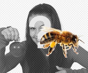 un adesivo ape che puo mettere sulle tue foto estrema facilita