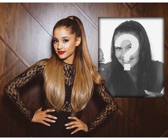 fotomontaggio ariana grande per mettere tua foto