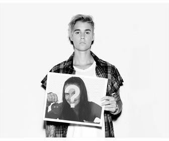 justin bieber effetto foto di mettere tua foto