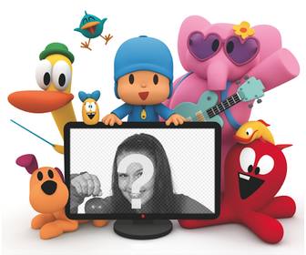 effetto foto pocoyo di caricare foto