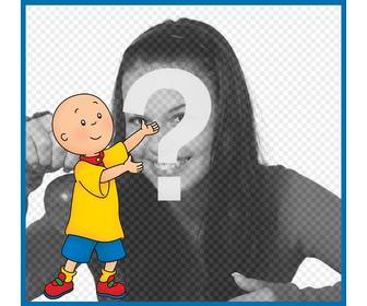 effetto foto caillou per caricare foto gratis