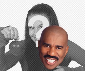 sticker volto di steve harvey mettere le immagini