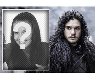 effetto foto jon snow per caricare foto