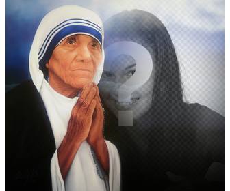 effetto foto di madre teresa di calcutta per tua foto