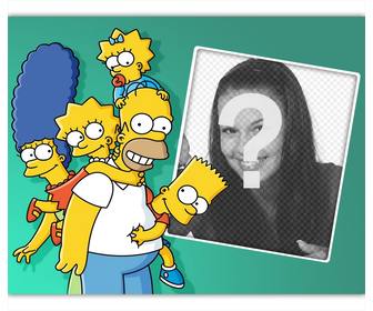 carica le tue foto insieme tutta famiglia simpson e per