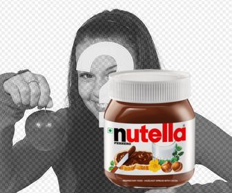 amate nutella poi messo questo adesivo sulle foto