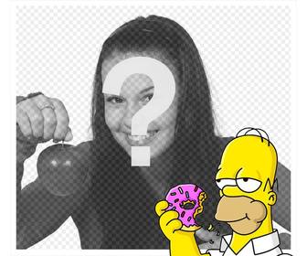 homer simpson in un angolo delle tue foto questo effetto