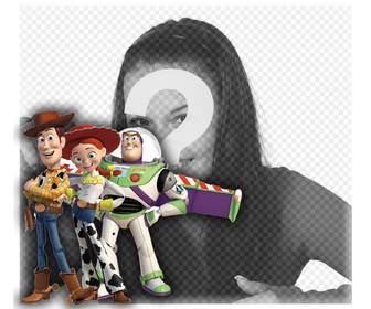 personaggi di toy story sulle tue foto questo effetto in linea