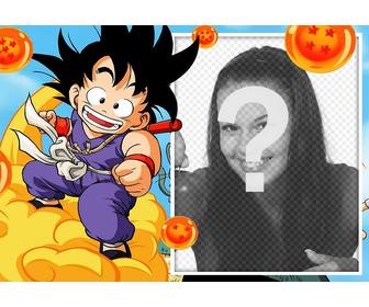 fotomontaggi e cornici son goku