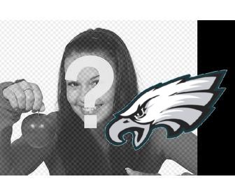 foto effetto di philadelphia eagles logo per incollare sulle foto
