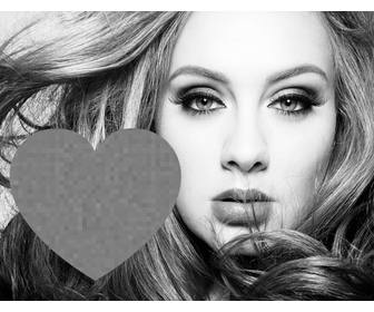 effetto foto gratis per i fan cantante adele