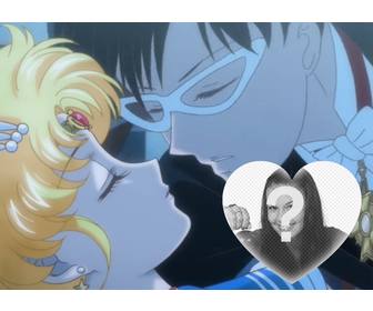 sailor moon fotomontaggio romantico vostra foto editing